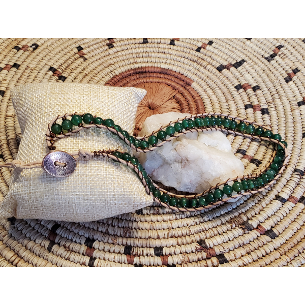Double Wrap Beaded Bracelet, Custom Orders Available