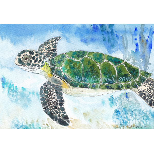 Custom Commission - Small Pet or Wildlife Portrait - Original Watercolor, Small
