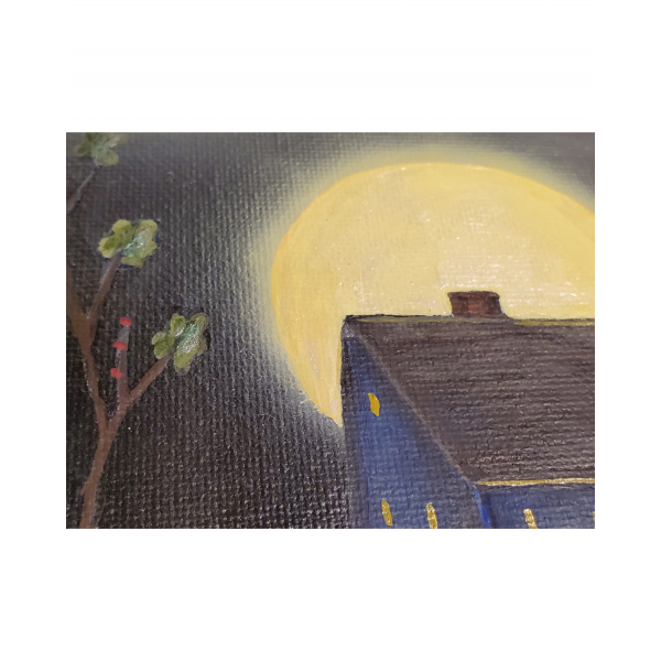 Close up of Misty Moon Saltbox