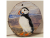 Ornament - "Puffin" Puffin on Wood Slice Home Decor
