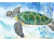 Original Watercolor, Example of Sea Turtle - Made to Order
