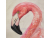 Close Up-Original "Fluid Flamingo," Loose Watercolor, Mixed Media 9x12 Painting Close Up-Original "Fluid Flamingo," Loose Watercolor, Mixed Media 9x12 Painting