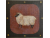 Close up, Acrylic painting of Shetland Sheep, in American Primitive Style