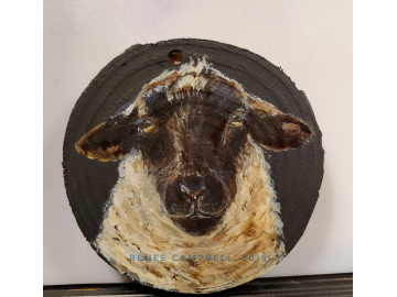 Simply Ewe, Painted Ornament 